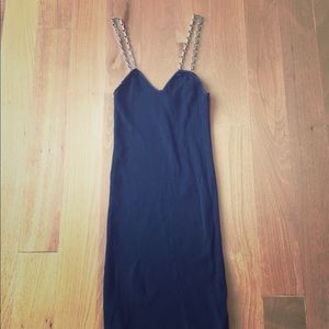 Ksubi Black Cami Top With Chain Straps